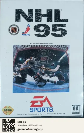 NHL 95 Sega Mega Drive / Genesis, NTSC box front