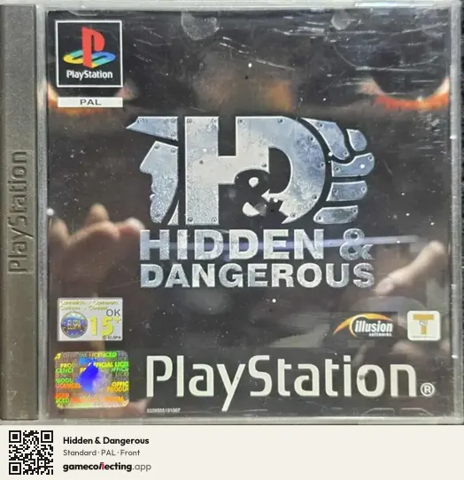 Hidden & Dangerous PlayStation, PAL box front