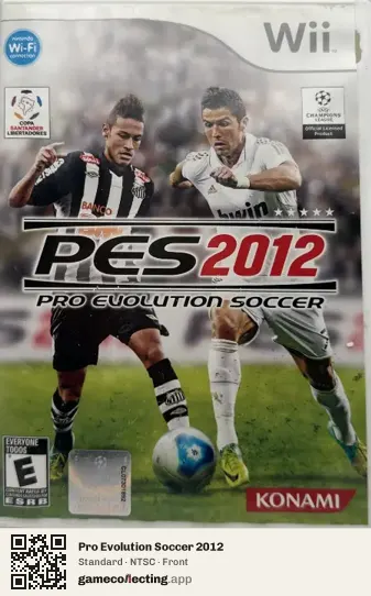 Pro Evolution Soccer 2012 Nintendo Wii, NTSC box front