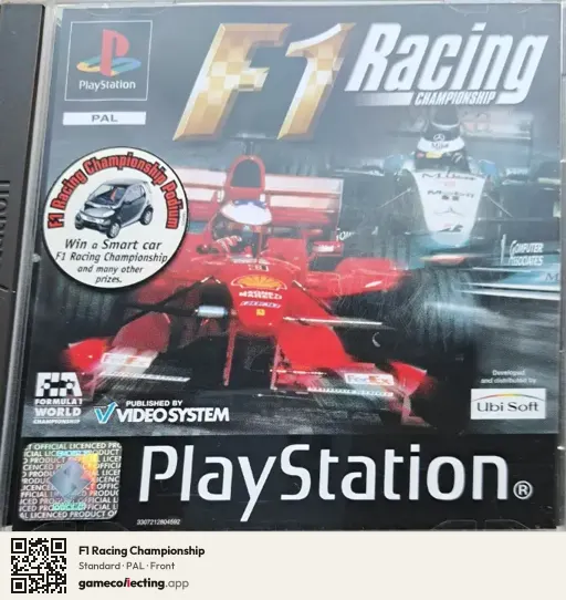 F1 Racing Championship PlayStation, PAL box front