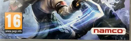 Soulcalibur V, the PEGI square on its front