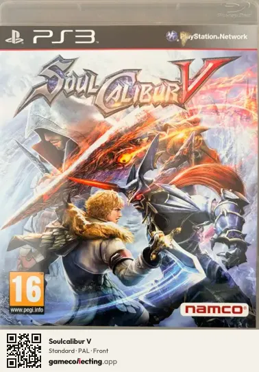 Soulcalibur V PlayStation 3, PAL box front