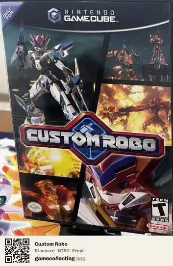 Custom Robo Nintendo GameCube, NTSC box front