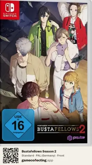 Bustafellows Season 2 Nintendo Switch, Germany box front