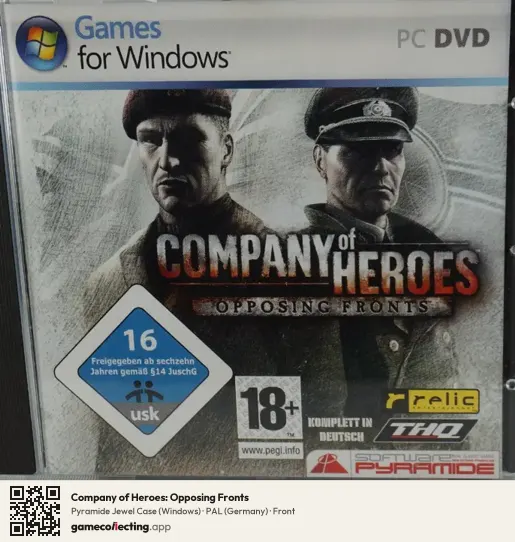 Company of Heroes: Opposing Fronts Computer, Germany box front
