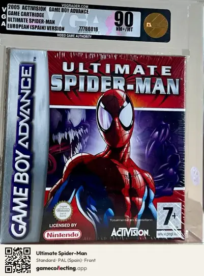 Ultimate Spider-Man Game Boy Advance, Spain box front