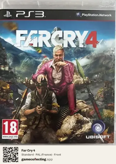 Far Cry 4 PlayStation 3, France box front