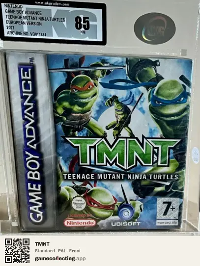 TMNT Game Boy Advance, PAL box front