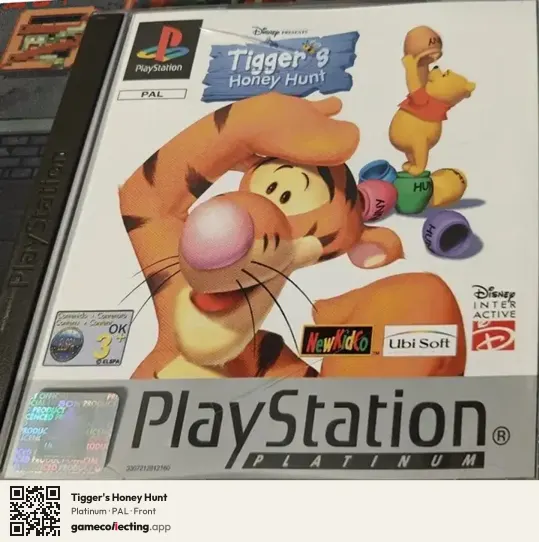Tigger's Honey Hunt PlayStation, PAL box front