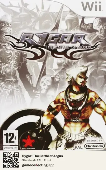 Rygar: The Battle of Argus Nintendo Wii, PAL box front