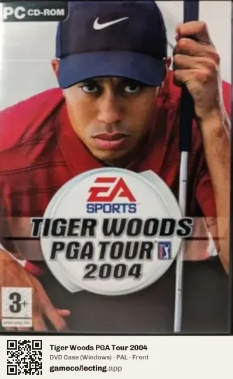 Tiger Woods PGA Tour 2004 Computer, PAL box front