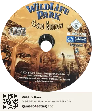 Wildlife Park Computer, PAL disc