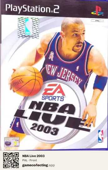 NBA Live 2003 PlayStation 2, PAL box front