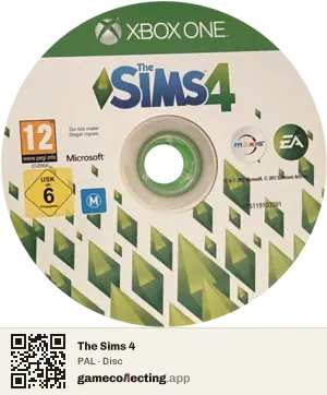 The Sims 4 Xbox One, PAL disc