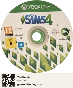 The Sims 4 Xbox One, PAL disc