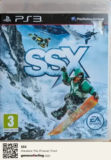 SSX PlayStation 3, France box front