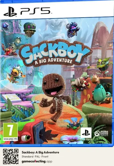 Sackboy: A Big Adventure PlayStation 5, PAL box front