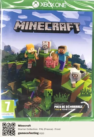 Minecraft Xbox One, France box front