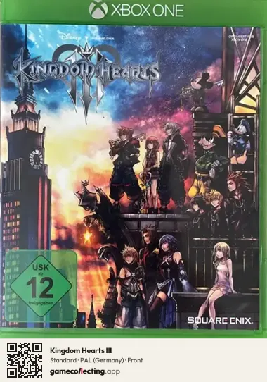 Kingdom Hearts III Xbox One, Germany box front
