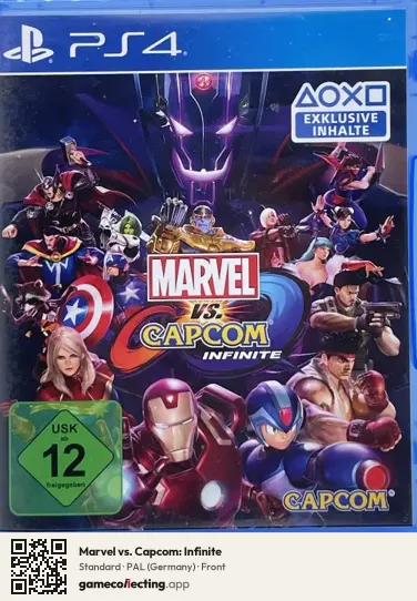 Marvel vs. Capcom: Infinite PlayStation 4, Germany box front