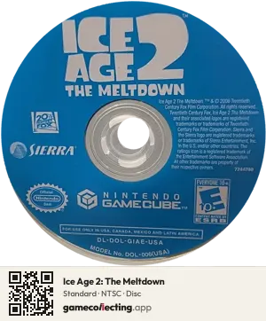 Ice Age 2: The Meltdown Nintendo GameCube, NTSC disc