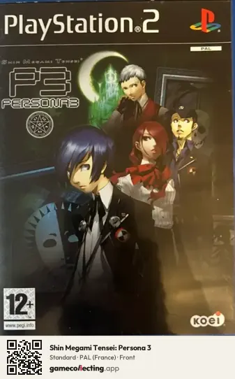 Shin Megami Tensei: Persona 3 PlayStation 2, France box front