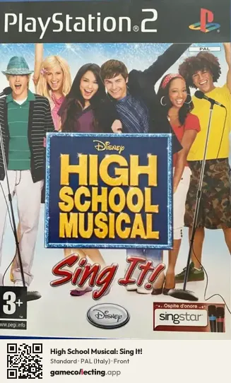 High School Musical: Sing It! PlayStation 2, Italy box front