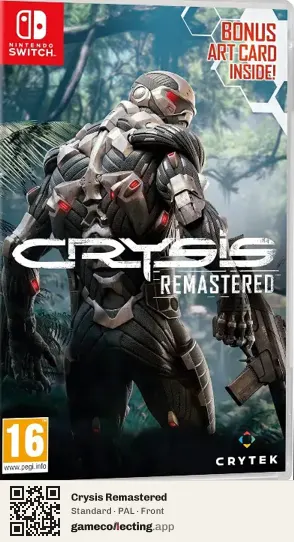 Crysis Remastered Nintendo Switch, PAL box front