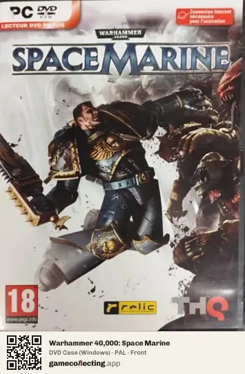 Warhammer 40,000: Space Marine Computer, PAL box front
