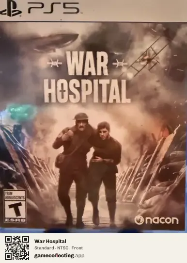 War Hospital PlayStation 5, NTSC box front