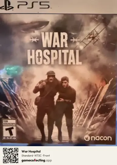 War Hospital PlayStation 5, NTSC box front