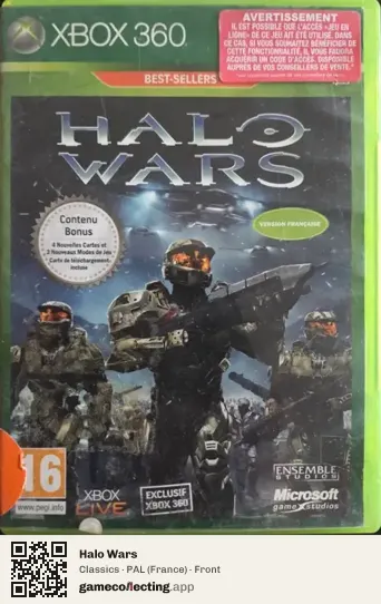 Halo Wars Xbox 360, France box front
