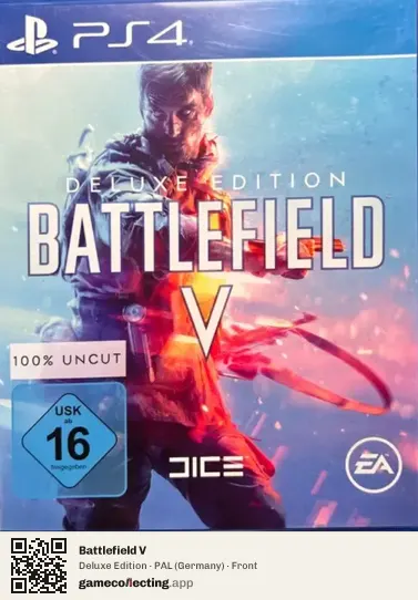 Battlefield V PlayStation 4, Germany box front