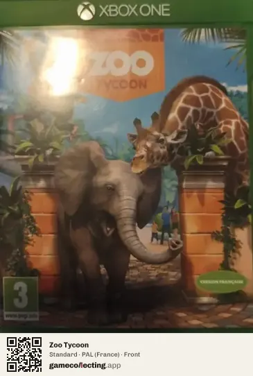 Zoo Tycoon Xbox One, France box front