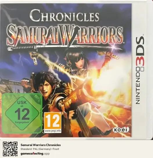 Samurai Warriors Chronicles Nintendo 3DS, Germany box front