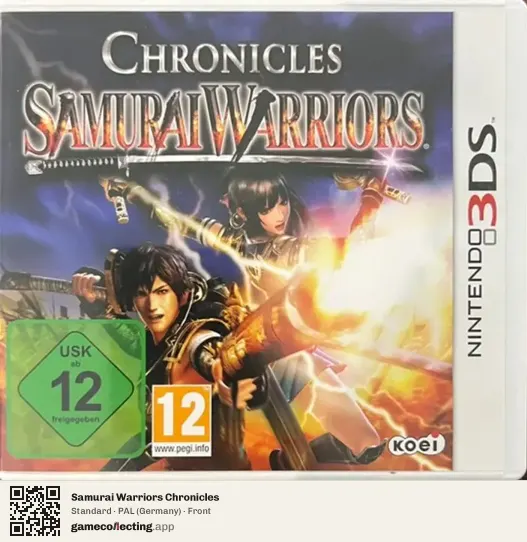 Samurai Warriors Chronicles Nintendo 3DS, Germany box front