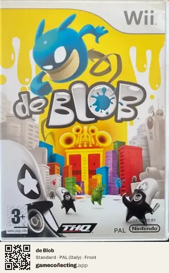 de Blob Nintendo Wii, Italy box front