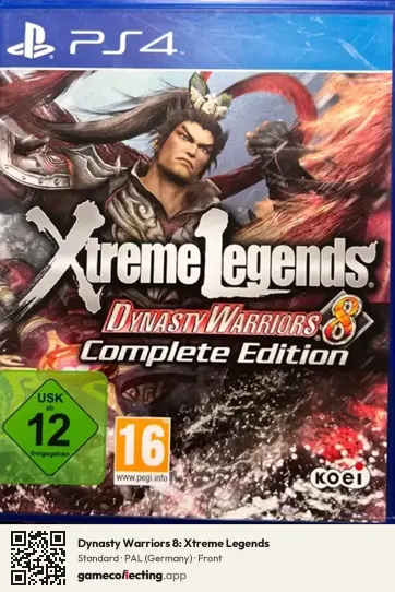 Dynasty Warriors 8: Xtreme Legends PlayStation 4, Germany box front