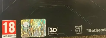 Doom 3: BFG Edition, the PEGI square on its front