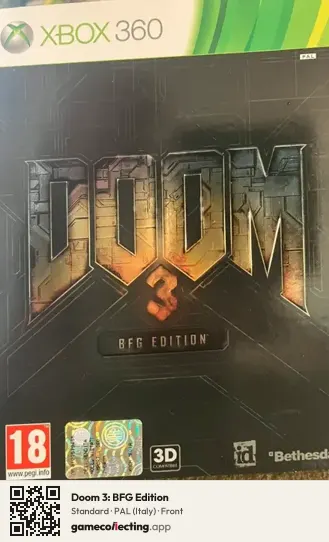 Doom 3: BFG Edition Xbox 360, Italy box front