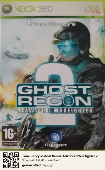 Tom Clancy's Ghost Recon: Advanced Warfighter 2 Xbox 360, France box front