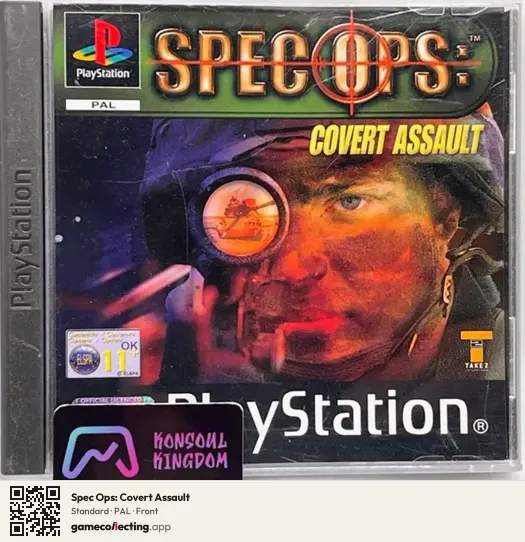 Spec Ops: Covert Assault PlayStation, PAL box front