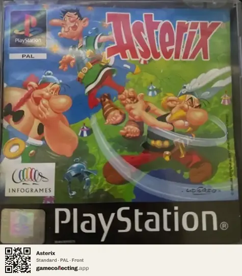 Asterix PlayStation, PAL box front