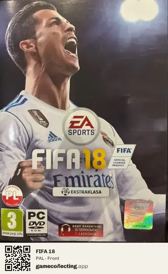FIFA 18 Computer, PAL box front