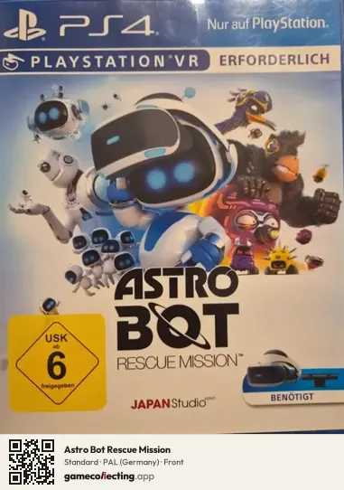 Astro Bot Rescue Mission PlayStation 4, Germany box front