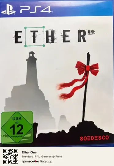 Ether One PlayStation 4, Germany box front