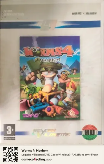 Worms 4: Mayhem Computer, Hungary box front