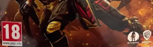 Mortal Kombat 11, the PEGI square on its front