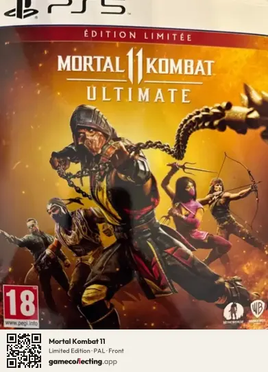 Mortal Kombat 11 PlayStation 5, PAL box front