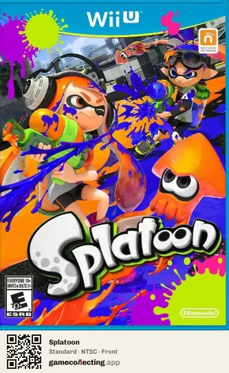 Splatoon Nintendo Wii U, NTSC box front